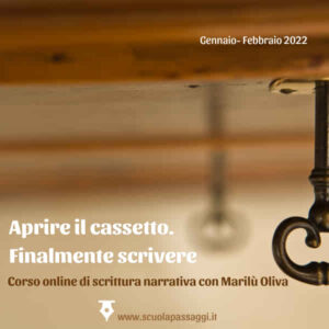 Corso scrittura Marilù Oliva