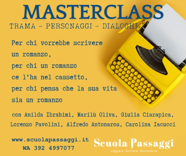 Master class 2022 Scuola scrittura 600x500
