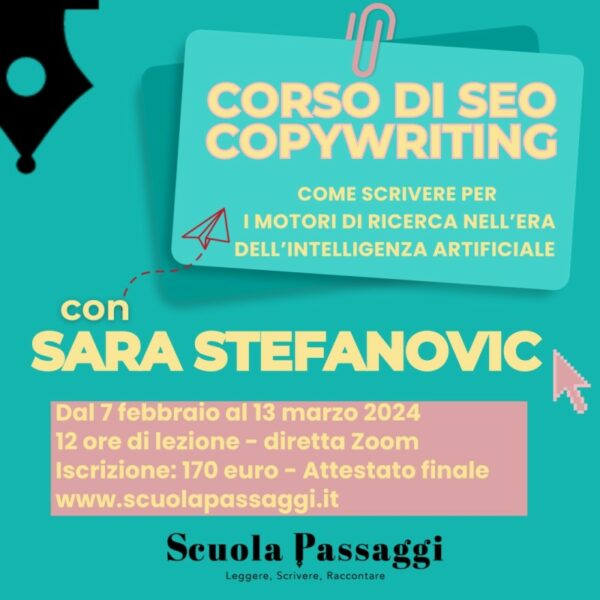 CORSO SEO COPYWRITING 2024 - sara STEFANOVIC