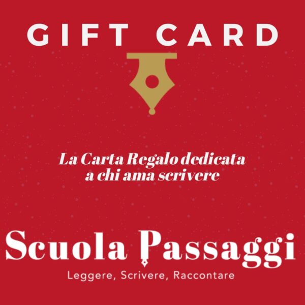 Gift Card Carta regalo scrittura scuola passaggi
