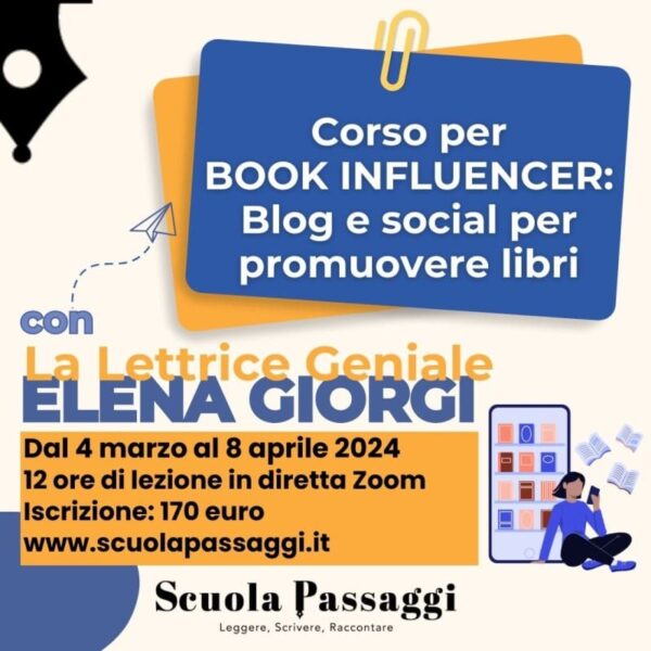 corso per diventare book influencer lettrice geniale